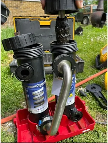 A magnetic filter fitted to keep it clean